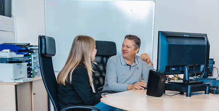 Samen een websiteontwerp bespreken bij Hademax